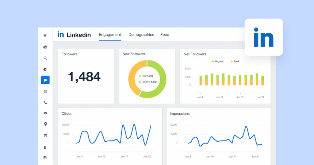 How can LinkedIn analytics help improve my profile’s performance and visibility?